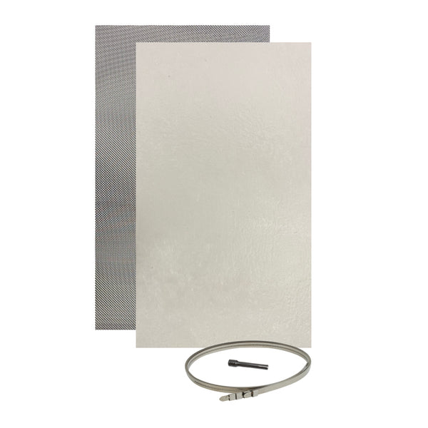 DEI Universal Muffler Shield Kit - 10mil Dimpled Aluminum