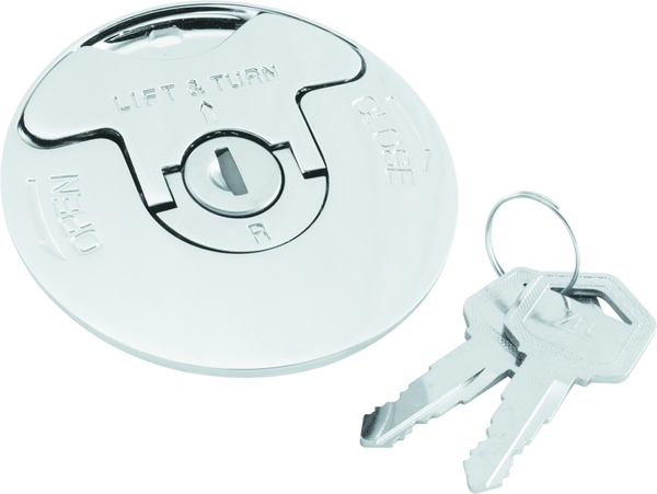 Bikers Choice Locking Flush Gas Cap w/ Keys (Custom Application)