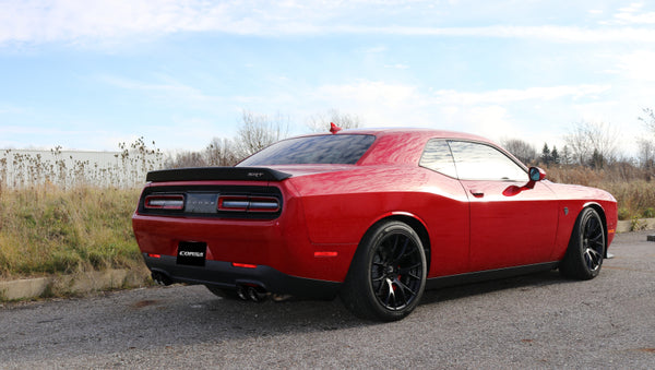 Corsa Catback Exhaust for 2015-2023 Dodge Challenger Hellcat with 3.5in Black Tips