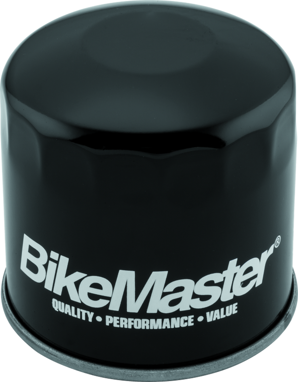 BikeMaster BM-202 Oil Filter for Honda Motorcycles - Black