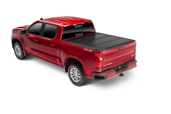 Hard Folding Tonneau Cover for Silverado Sierra – Ultra Flex 19–25 5ft 9in Matte Black ABS