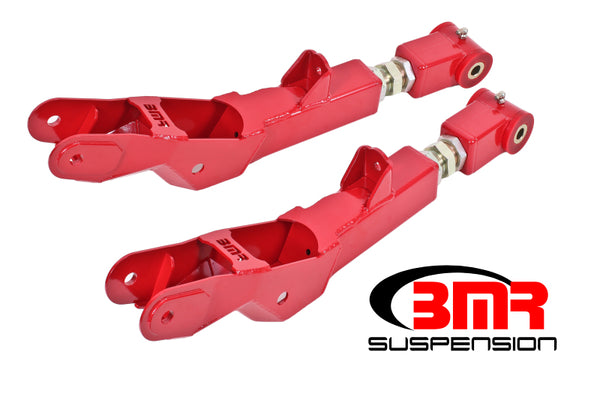 BMR 10-15 Chevrolet Camaro Adjustable Rear Lower Control Arms (Polyurethane) - Red
