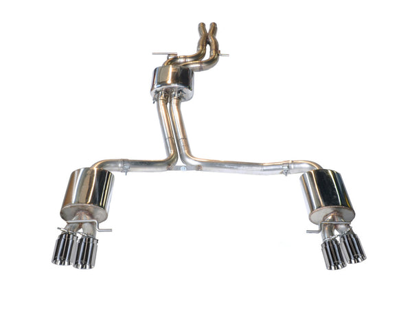 AWE Tuning Touring Edition Catback Exhaust for Audi B8.5 S5 3.0T - Polished Silver 102mm Tips