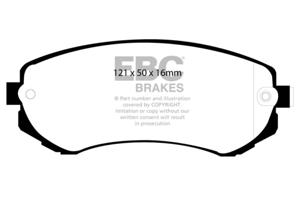 EBC Yellowstuff Front Brake Pads for 1989-1994 Nissan Skyline R32 1.8
