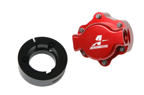 Aeromotive Billet Hex Drive Fuel Pump EFI & Carburettor, Gas/Methanol, 3/8in Hex, 3-Bolt Mount