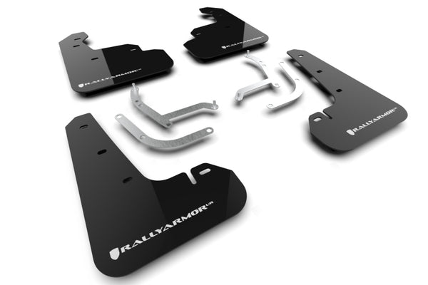 Rally Armor 24-25 Subaru Impreza Black UR Mud Flap w/ White Logo