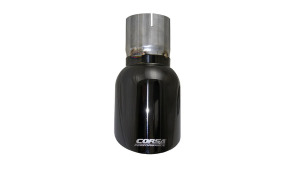 CORSA Performance 2009-2019 3.0in Inlet / 4.5in Outlet Black PVD Pro-Series Tip Kit