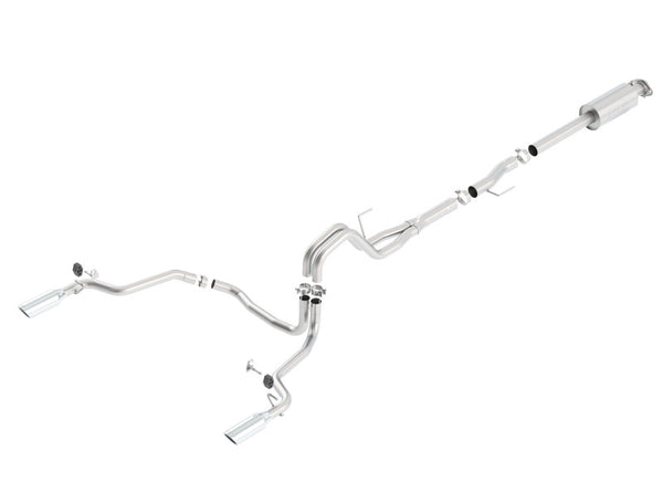 Borla Catback Exhaust for 2015-2016 Ford F-150 3.5L EcoBoost - Single Split Rear Exit