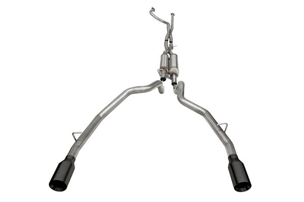 Corsa 2021-2024 Dodge Ram TRX Crew Cab Xtreme Catback Exhaust - Dual Rear Black Tip