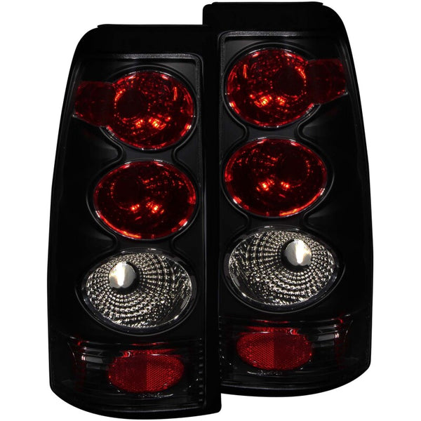 ANZO Dark Smoke Tail Lights (Pair) for 19992002 Chevrolet Silverado 1500