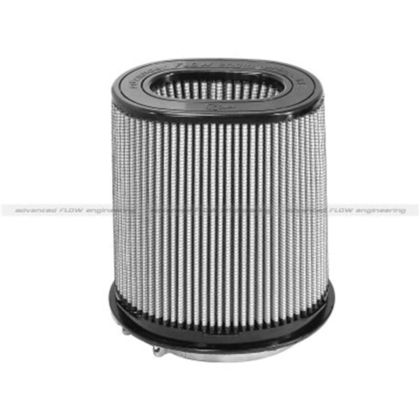 aFe Magnum FLOW Pro DRY S Air Filter 6.75x4.75 Flange 8.25x6.25 Base (Mt2) 7.25x5 Top 8.5 Height
