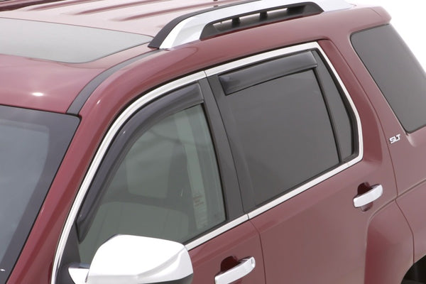 AVS In-Channel Ventvisor Window Deflectors Smoke 4pc Set for 2010-2017 GMC Terrain
