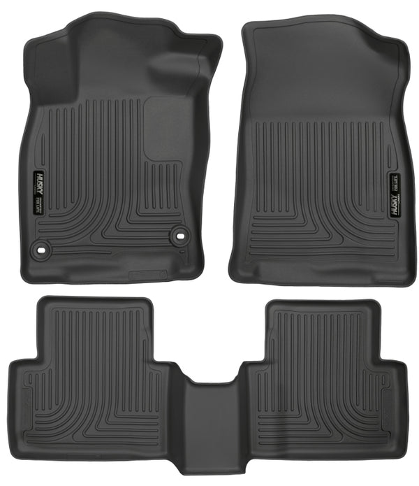 Husky Liners WeatherBeater Combo Black Floor Liners for 2016 Honda Civic (4DR)