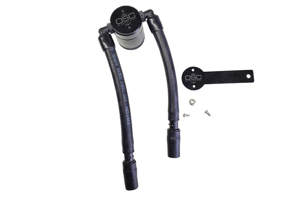J&L 2013-2019 Ford Fusion 1.5L EcoBoost Oil Separator - Passenger Side, Black Anodized