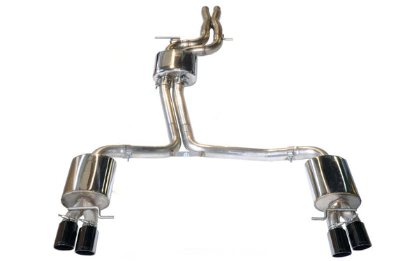 AWE Tuning Touring Edition Catback Exhaust for Audi B8/B8.5 S4 3.0T - 90mm Diamond Black Tips