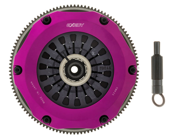 Exedy 96-06 Mitsubishi Evo 4-9 4G63T 2.0L Twin-Organic Stage 5 Clutch Kit (RACING USE ONLY)