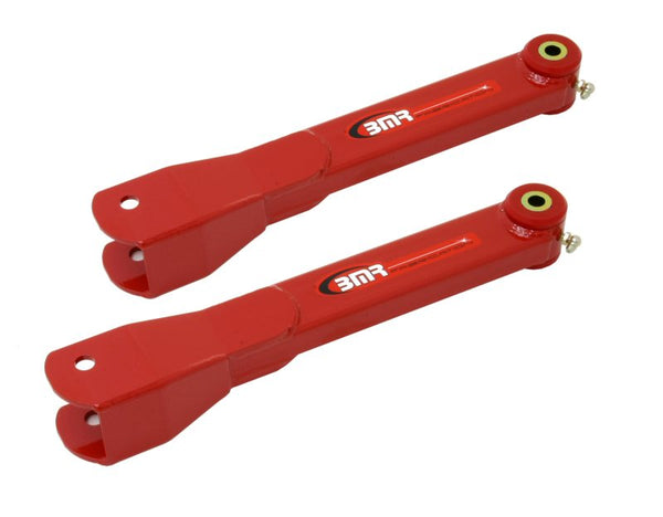 BMR Non-Adjustable Rear Trailing Arms for 2010-2015 Camaro & Pontiac G8 - Polyurethane - Red
