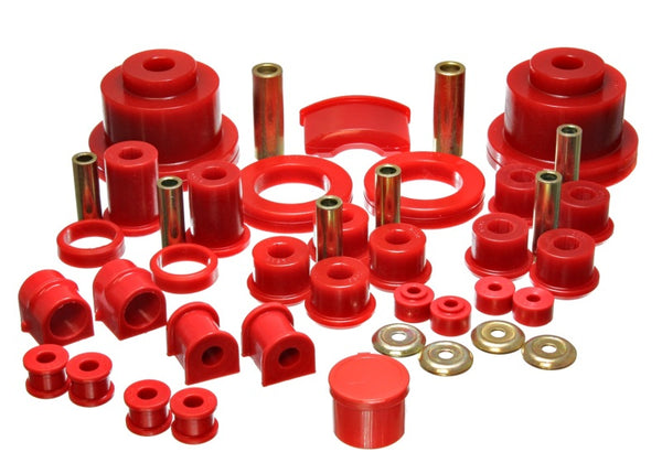 Energy Suspension Hyper-Flex Master Bushing Set for 2004 Pontiac GTO - Red