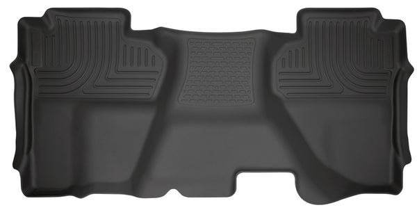 Husky Liners Weatherbeater Black Floor Liner for 2014 Chevrolet Silverado & GMC Sierra 1500 - 2nd Seat