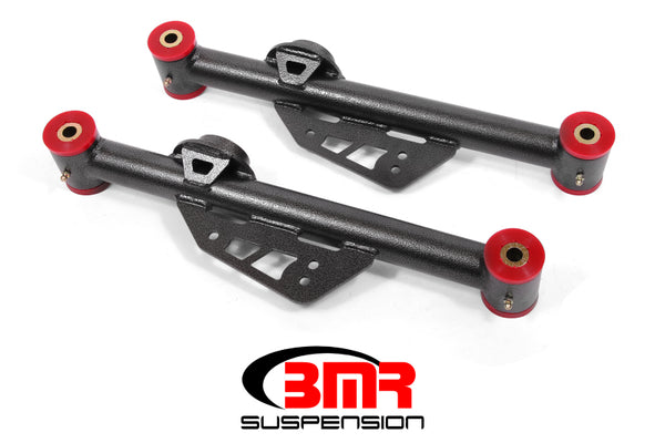 BMR Non-Adjustable Lower Control Arms (Polyurethane) for 99-04 Mustang - Black Hammertone