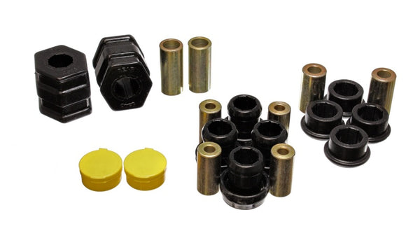 Energy Suspension 99-00 Honda Civic Si Front Control Arm Bushing Set - Black