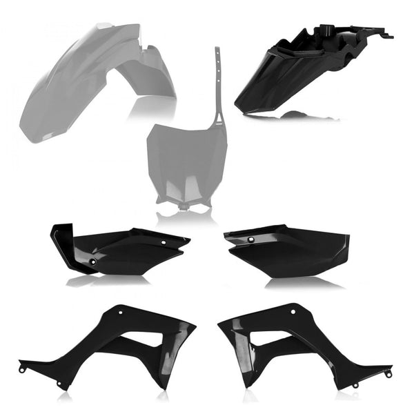 Acerbis Full Plastic Kit for Honda CRF110F (2019+) - Grey/Black