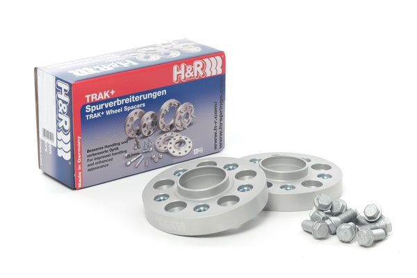 H&R Trak+ 22.5mm DRA Wheel Adaptor 5/112, Center Bore 66.5mm, Bolt Thread 14x1.25 - Black