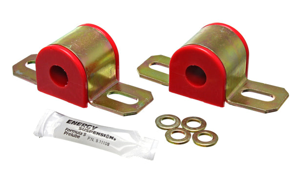 Energy Suspension 92-95 Honda Civic/CRX 22mm Front Sway Bar Bushings - Red