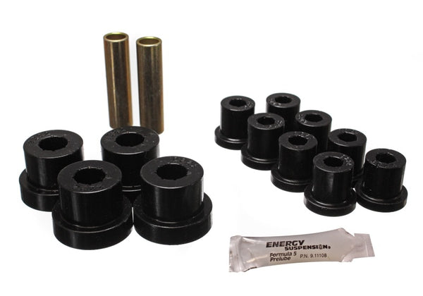 Energy Suspension Jeep Spring Bushing Set - Performance Polyurethane - Black
