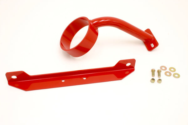 BMR 2005-2010 Mustang Front Driveshaft Safety Loop - Red