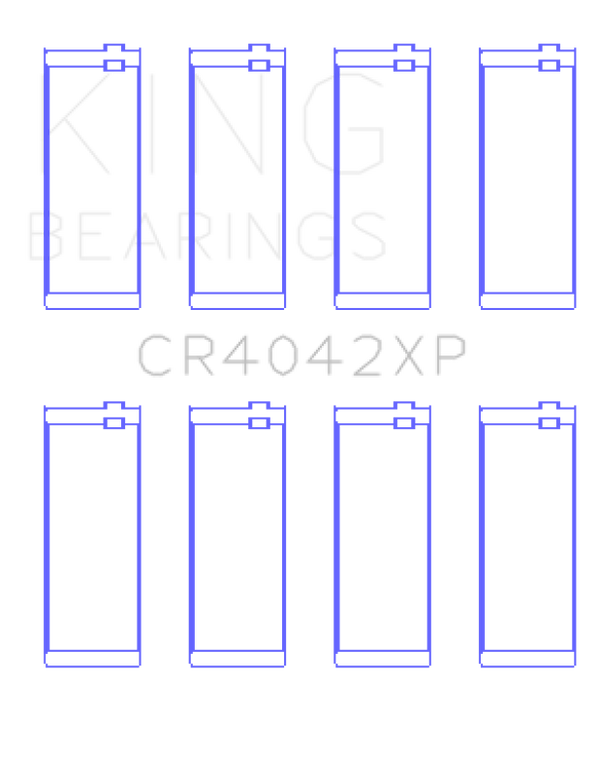 King Engine Bearings BMW M40/M42/M43/M44 1.6L 1.8L 1.9L Performance Rod Bearing Set - Size STD