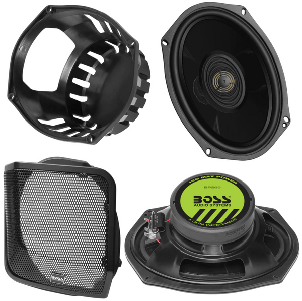 Boss Audio Harley Davidson 6x9 Inch Saddlebag Speaker Kit