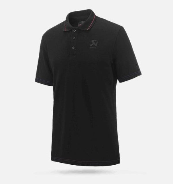 Akrapovic Corpo Black Polo Shirt - Men's Size XL