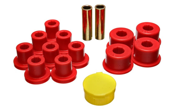 Energy Suspension Rear Leaf Spring Bushing Set for 6/74-80 MG MGB - Red