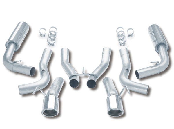 Borla Catback Exhaust System for 1996-2002 Viper GTS/R/T-10 Coupe & Convertible - 2.5in Inlets
