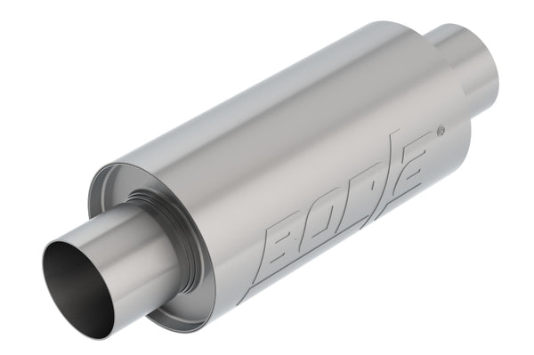 Borla 5in Round x 10in Universal Resonator - 2.75in Center/Center
