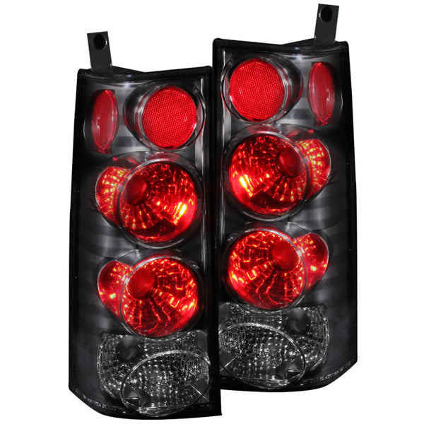 ANZO Black Tail Lights for Chevrolet Express (20032015) - Pair