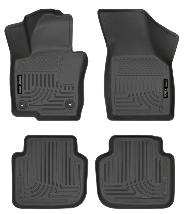 Husky Liners WeatherBeater Combo Black Floor Liners for 2012 Volkswagen Passat