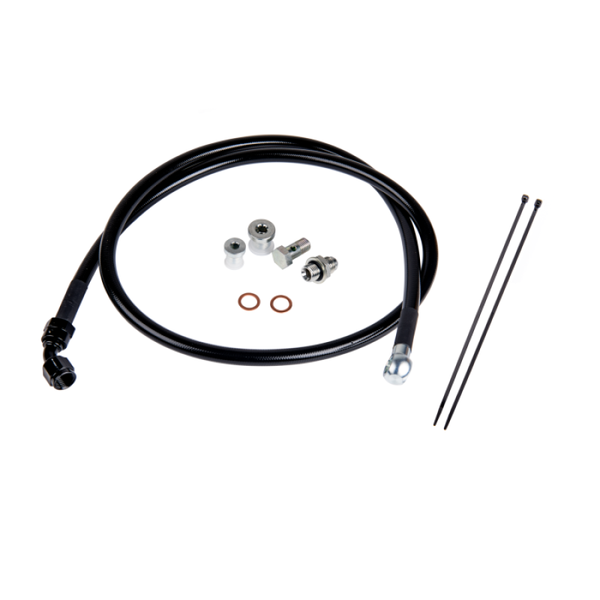 Fleece Performance Remote Turbo Oil Feed Line Kit - 01-16 6.6L Duramax