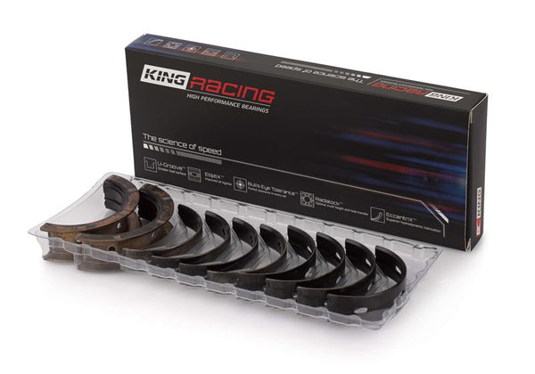 King Engine Bearings Mitsubishi 4G63/4G64 6 Bolt 1st Gen DSM Performance Main Bearing Set - Size STD