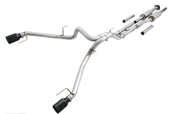 AWE Tuning 0FG Performance Catback Exhaust w/ Diamond Black Tips for 2017+ Ford Raptor