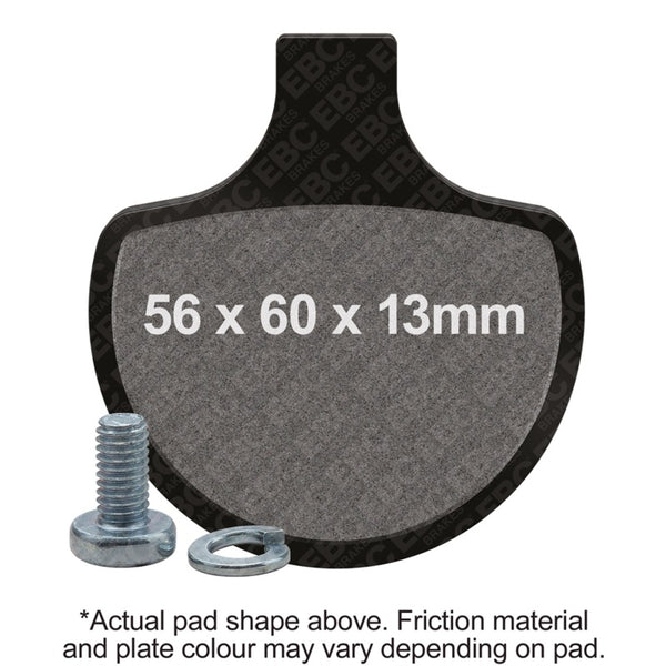 EBC 84-87 Harley-Davidson Sportster (w/Girling Caliper) Front Left/Right FA-SFA-X Brake Pads