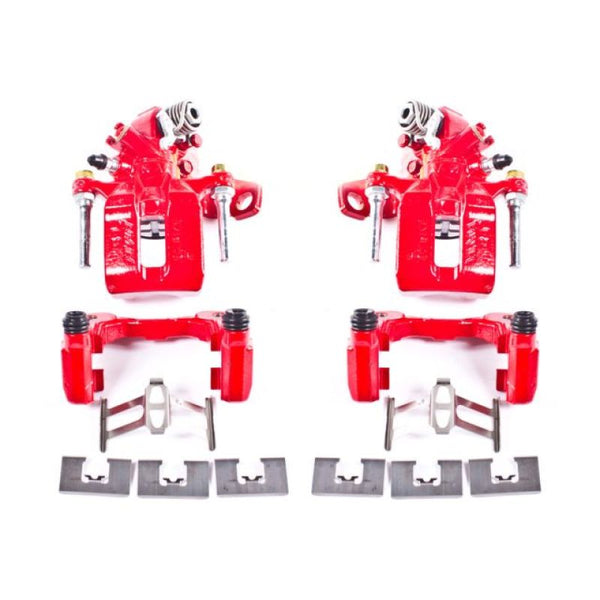 Power Stop 06-11 Acura CSX Rear Red Calipers w/Brackets - Pair