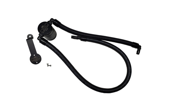 J&L 2021-2024 Jeep Wrangler 392 Black Anodized Oil Separator - Passenger Side