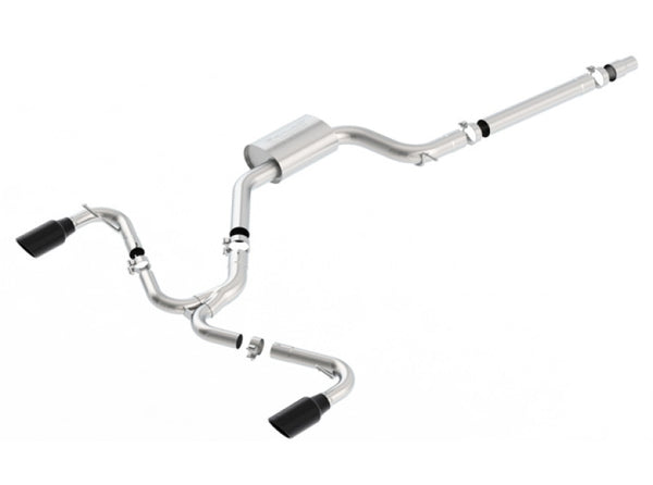 Borla Catback Exhaust System for 15-17 Volkswagen GTI (MK7) 2.0T AT/MT with Black Chrome Tips