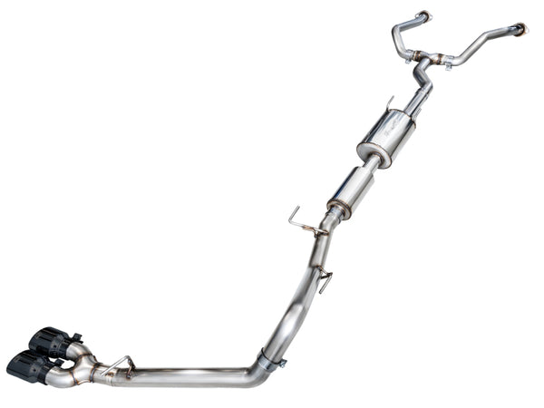 AWE 0FG Cat-Back Exhaust for 3rd Gen Toyota Tundra (20222025) - Dual Diamond Black Tips