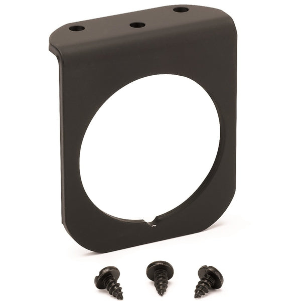AutoMeter Universal 1-Hole Gauge Panel - 2-1/16in (52mm), Black