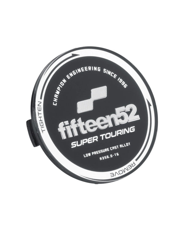 fifteen52 Super Touring Center Cap - Black/Chrome (Chicane/Podium)