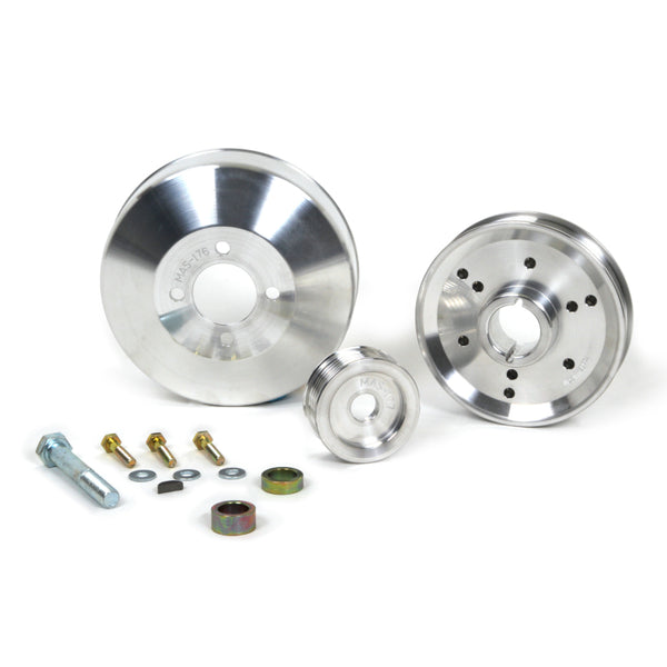 BBK Mustang 4.6L GT/Cobra Underdrive Pulley Kit 19962001 - CNC Billet Aluminum