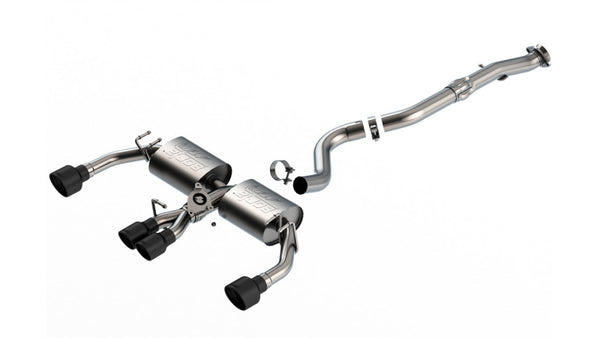 Borla Cat-Back System for 2023-2024 Toyota GR Corolla - ATAK with Black Tips